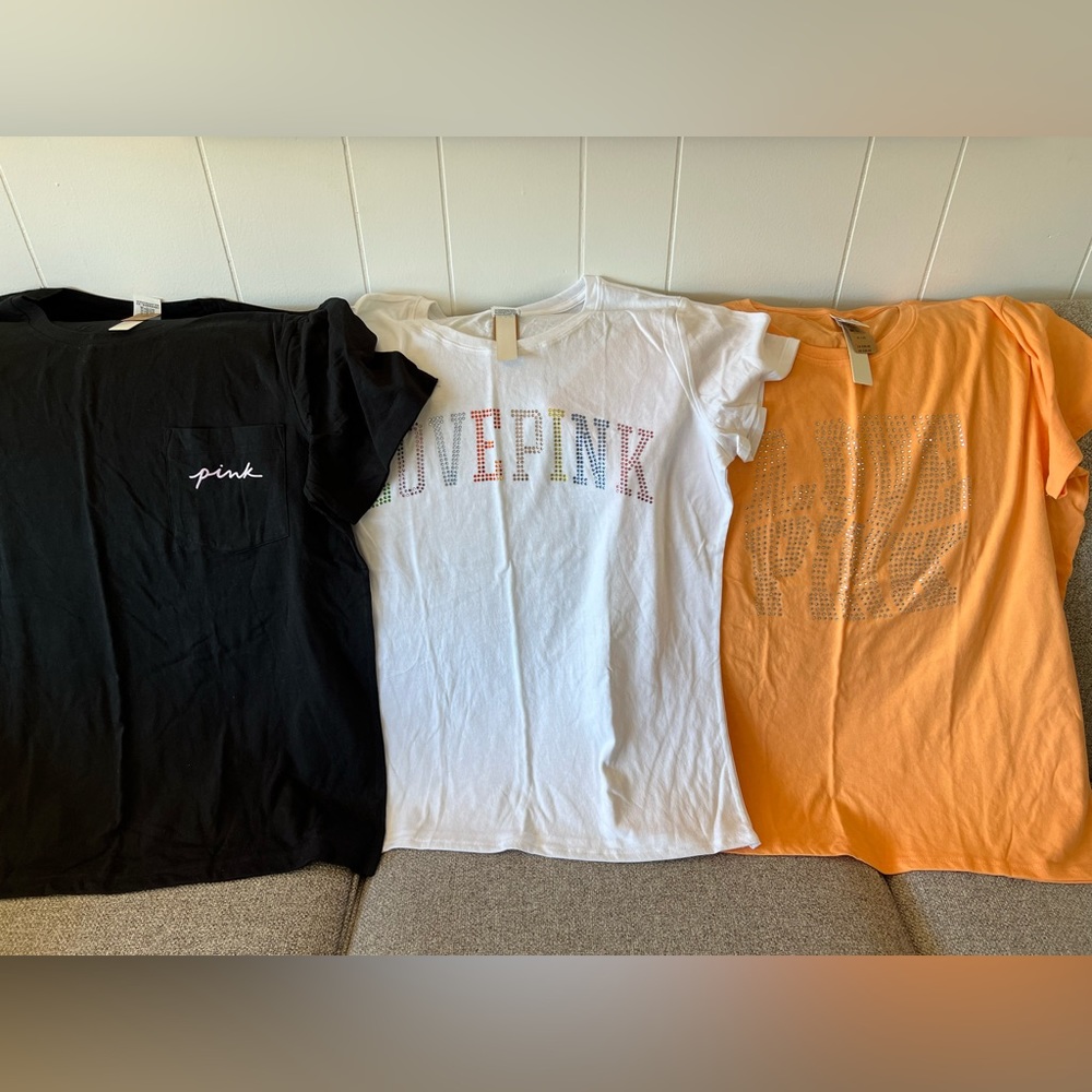 VICTORIA'S SECRET 3 XL T-Shirt Bundle $119 Value!